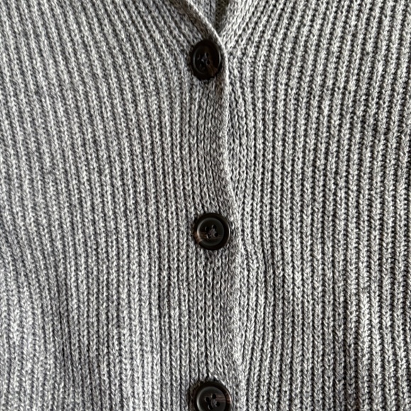 American Eagle Drop Shoulder Shawl Neck Cardigan - Picture 4 of 5